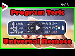 Terk Universal Remote control codes and Programming