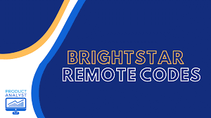 Brightstar Universal Remote Codes
