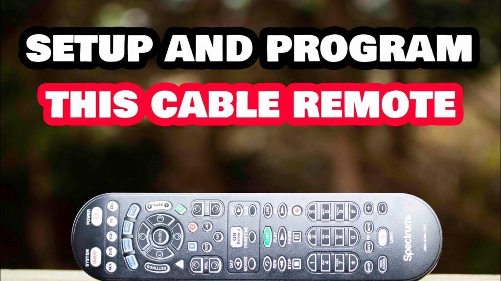 How To Reset My Spectrum Remote To My Cable Box