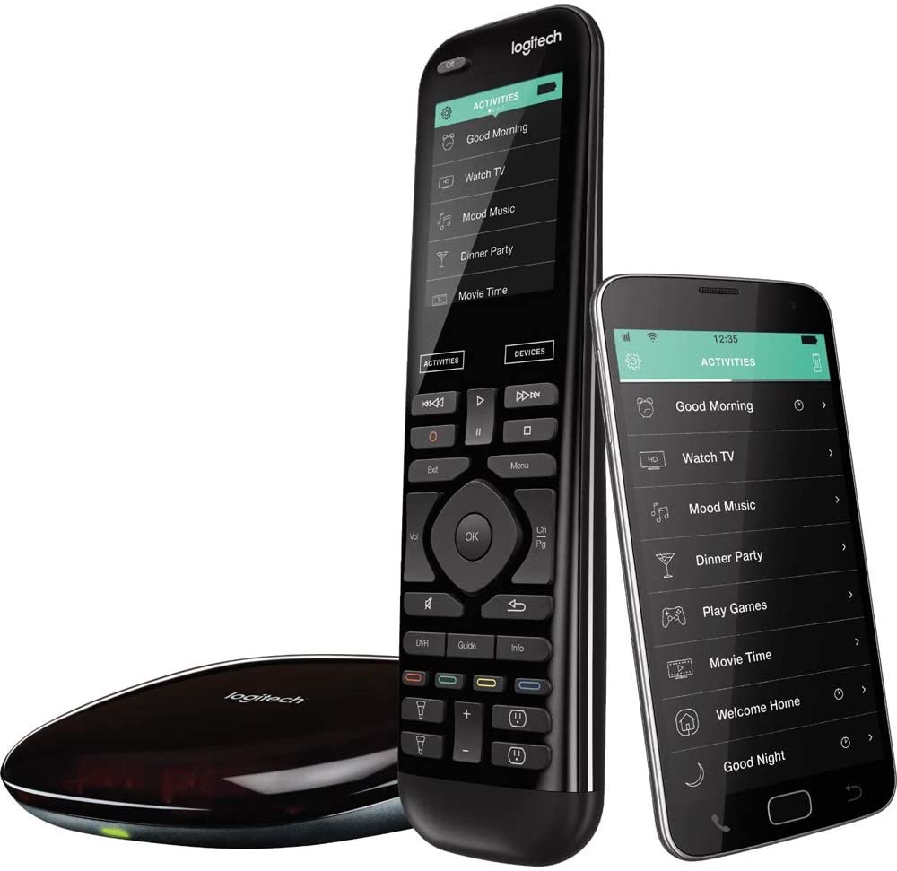 Logitech Harmony Elite Remote Control, Hub and App (Renewed)