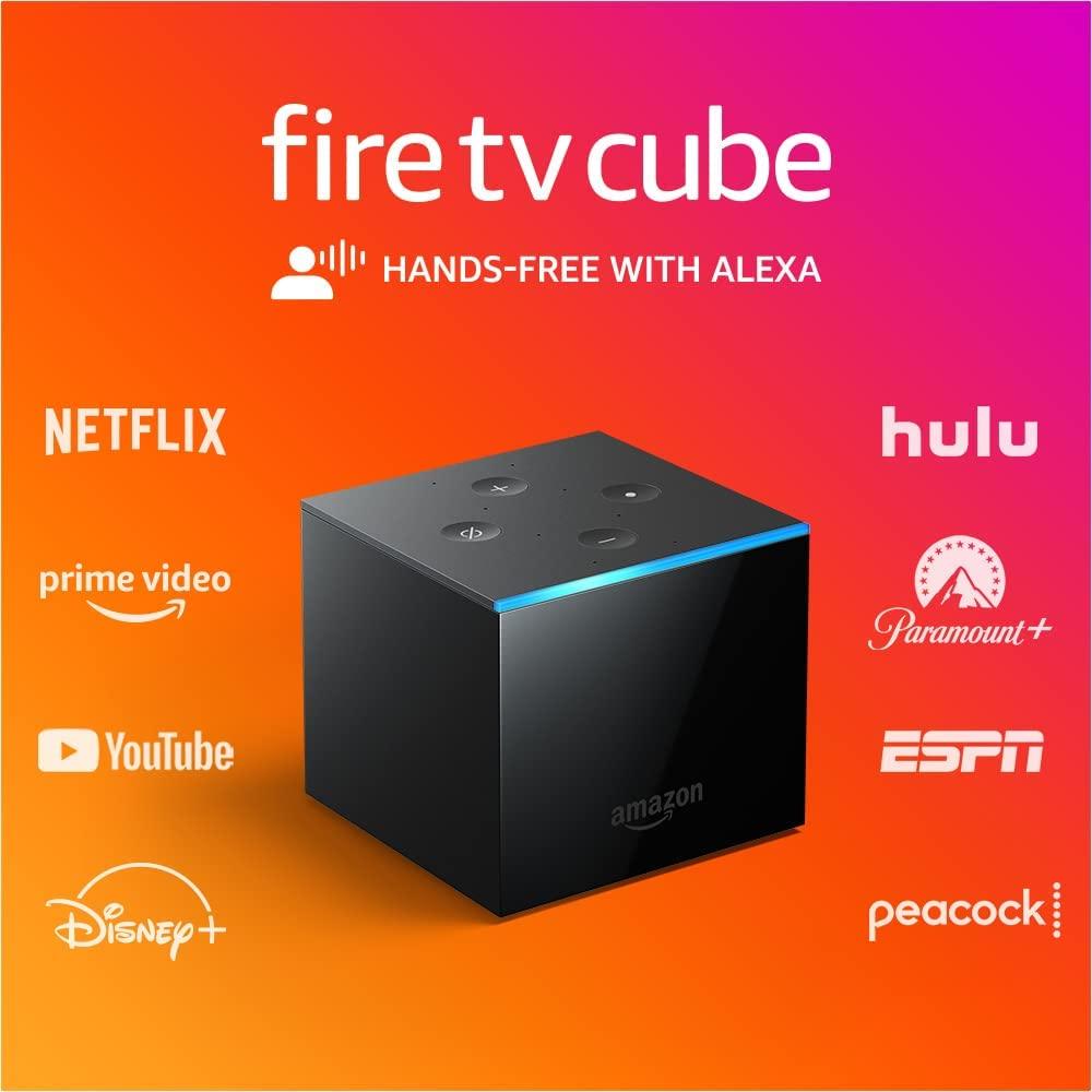 Fire TV Cube, Hands-free streaming device with Alexa