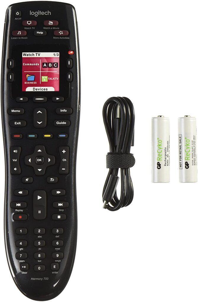 Logitech - Harmony 700 8-Device Universal Remote - Black