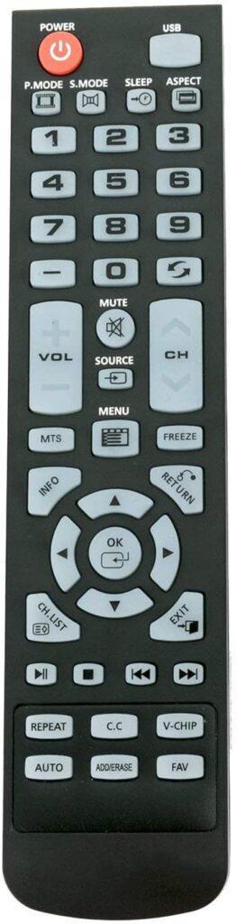 Remote Control Replacement for Element TV 