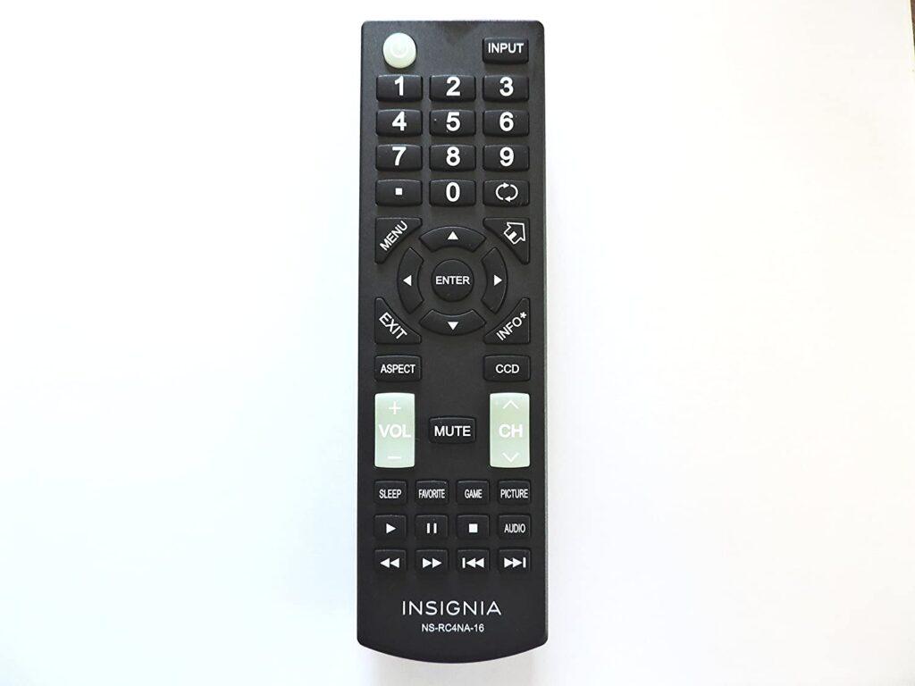 Insignia Tv Remote Control Insignia Ns-rc4na-16 Nsrc4na16 LED Tv Remote Control