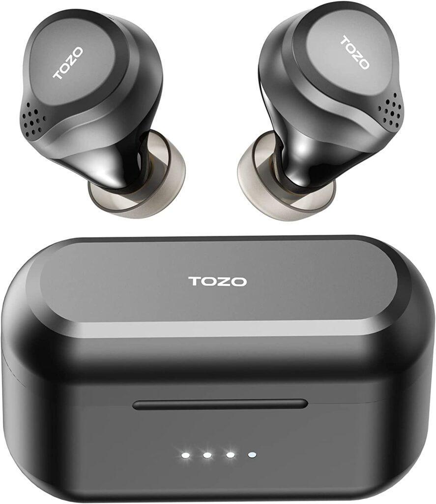  TOZO NC7 Hybrid Active Noise Cancelling Wireless Earbuds,in-Ear Detection Headphones IPX6 Waterproof Bluetooth 5.0 Stereo Earphones, Immersive Sound Premium...