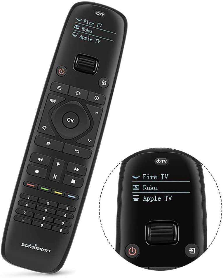 Updated SofaBaton U1 Universal Remote with OLED Display and Smartphone APP