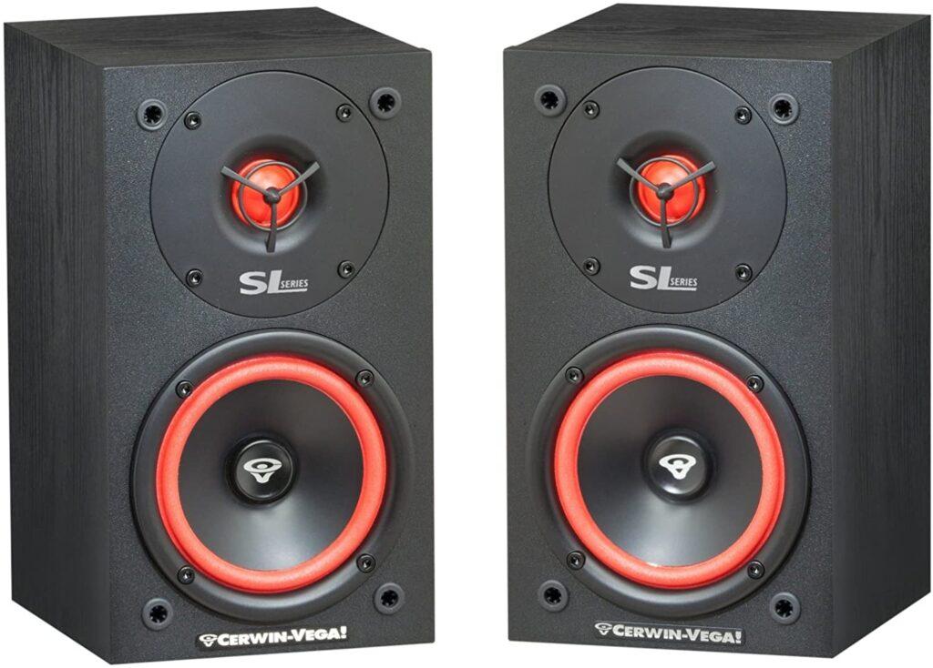 Cerwin-Vega SL-5M 5 1/4" 2-Way Bookshelf Speaker, Pair