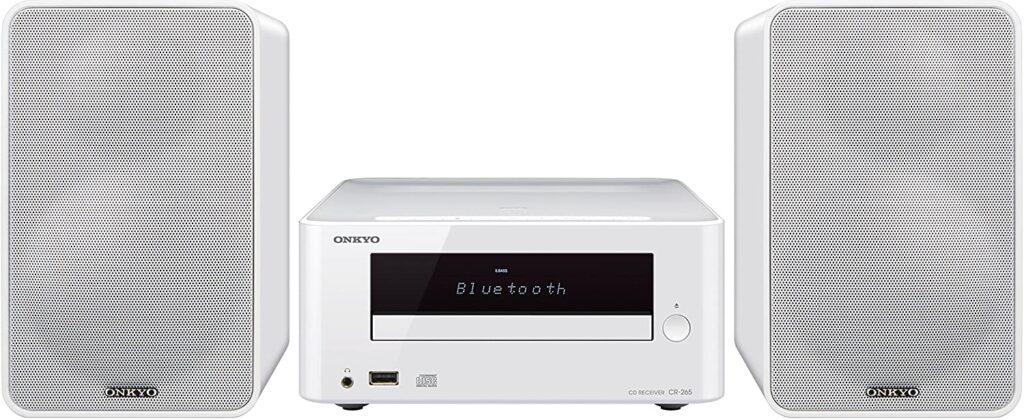 Onkyo CS-265 Home Audio System CD Hi-Fi Mini Stereo System with Bluetooth - White