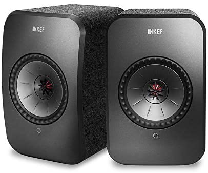 KEF LSX Wireless Music System (Black, Pair) LSX Black