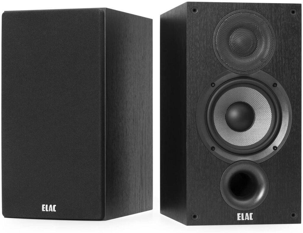 ELAC Debut 2.0 B5.2 Bookshelf Speakers, Black (Pair)