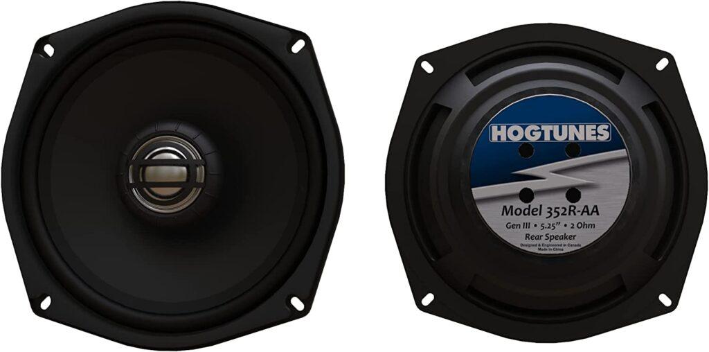 Hogtunes 352R-AA Replacement Rear Speaker (Gen3 5.25" s for 2006-2013 Harley-Davidson FLH Touring Models)