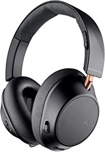 Plantronics BackBeat GO 810 Wireless Headphones, Active Noise Canceling Over Ear Headphones, Graphite Black