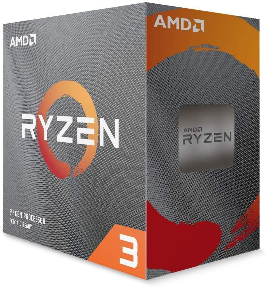 AMD Ryzen 3 3300X 4-Core, 8-Thread Unlocked Desktop Processor with Wraith Stealth Cooler