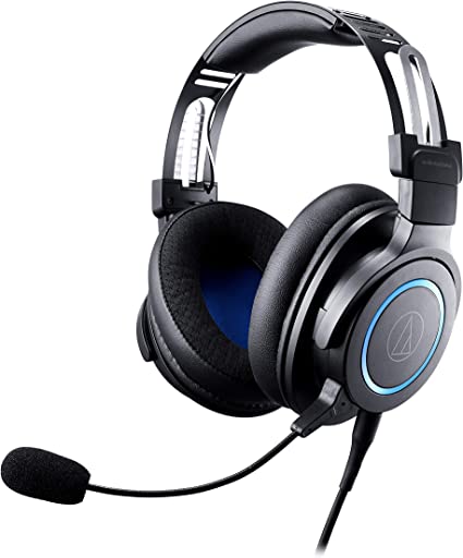 Audio-Technica ATH-G1 Premium Gaming Headset for PS5, Xbox Series X, Laptops, and PCs, with 3.5 mm Wired Connection, Detachable Mic, Black