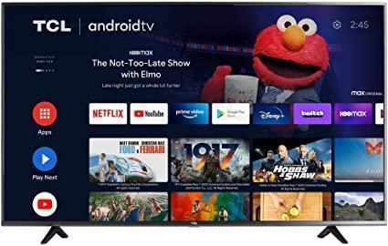 TCL 55-inch Class 4-Series 4K UHD HDR Smart Android TV - 55S434, 2021 Model