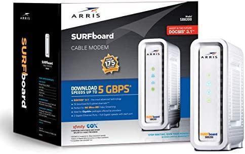 ARRIS SURFboard SB8200 DOCSIS 3.1 Gigabit Cable Modem