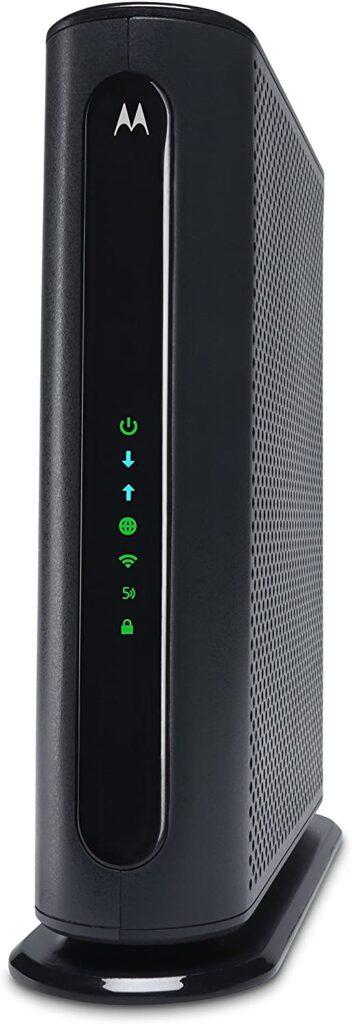 MOTOROLA MG7540 16x4 Cable Modem Plus AC1600 Dual Band Wi-Fi Gigabit Router with DFS, 686 Mbps Maximum DOCSIS 3.0 - Approved by Comcast Xfinity, Cox, Charter Spectrum,