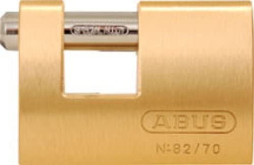 ABUS 82/70 Monoblock Brass Padlock Keyed Different
