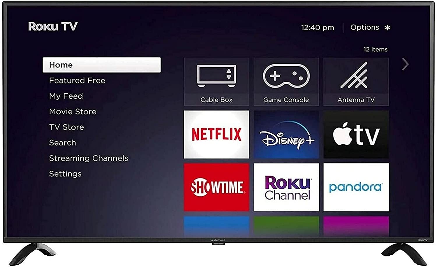 Element 50" 4K 2160p Roku Smart LED TV with HDR - E4AA50R (Renewed)