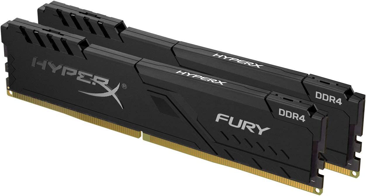 HyperX Fury 16GB 2666MHz DDR4 CL16 DIMM (Kit of 2) 1Rx8 Black XMP Desktop Memory HX426C16FB3K2/16