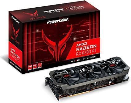 PowerColor Red Devil AMD Radeon RX 6700 XT Gaming Graphics Card with 12GB GDDR6 Memory, Powered by AMD RDNA 2, Raytracing, PCI Express 4.0, HDMI 2.1, AMD Infinity Cache