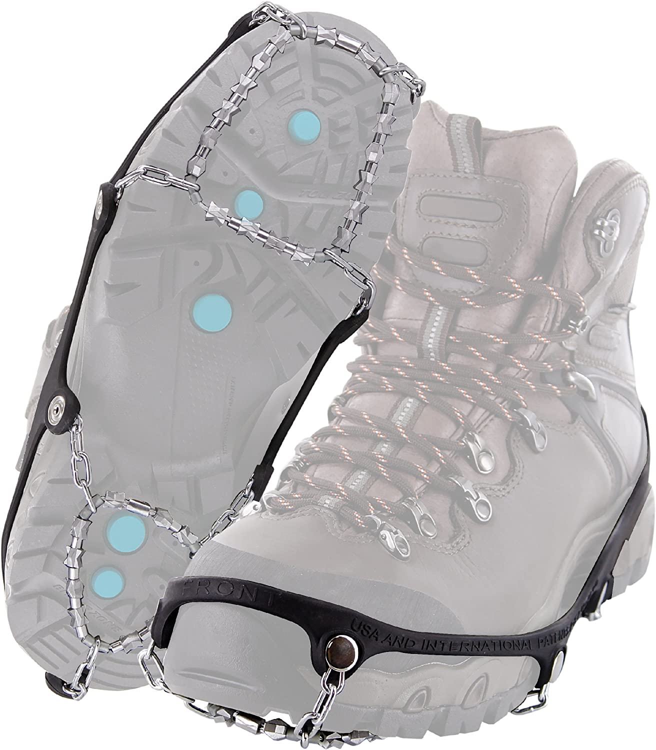 Best Ice Cleats For Elderly Yaktrax Diamond Grip All-Surface Traction Cleats for Walking on Ice and Snow (1 Pair)