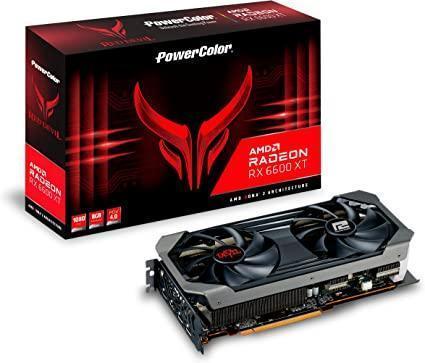 PowerColor Red Devil AMD Radeon RX 6600 XT Gaming Graphics Card with 8GB GDDR6 Memory, Powered by AMD RDNA 2, HDMI 2.1