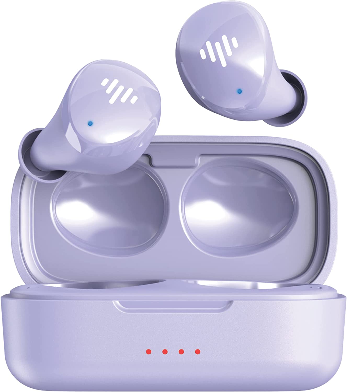 iLuv TB100 Wireless Earbuds, Bluetooth 5.3, Built-in Microphone, 20 Hour Playtime, IPX6 Waterproof Protection, Compatible with Apple & Android, Includes Charging Case & 4 Ear Tips, Purple