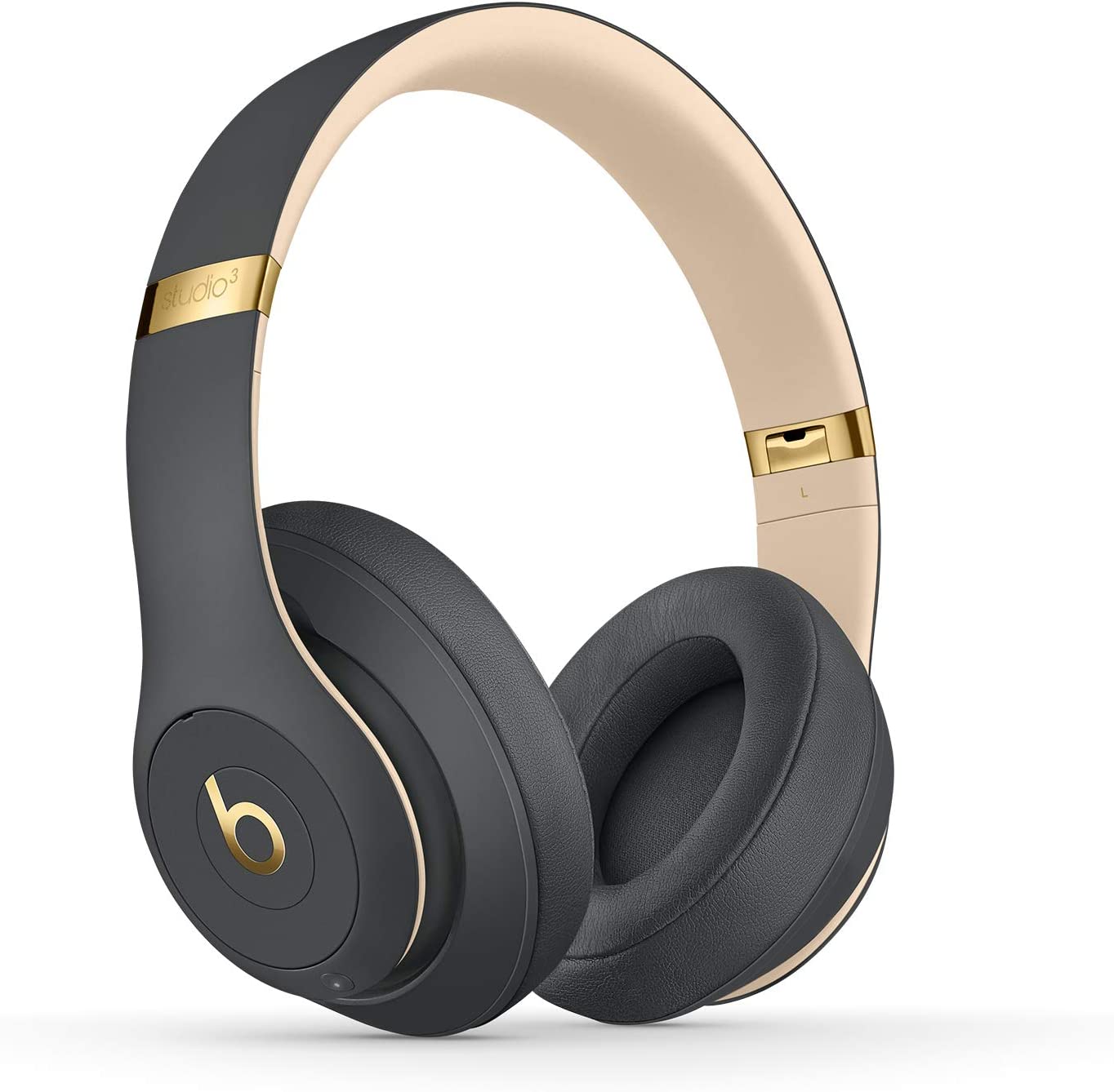 Beats Studio3 Wireless Noise Cancelling Over-Ear Headphones - Apple W1 Headphone Chip, Class 1 Bluetooth, 22 Hours of Listening Time, Built-in Microphone - Shadow Gray (Latest Model)