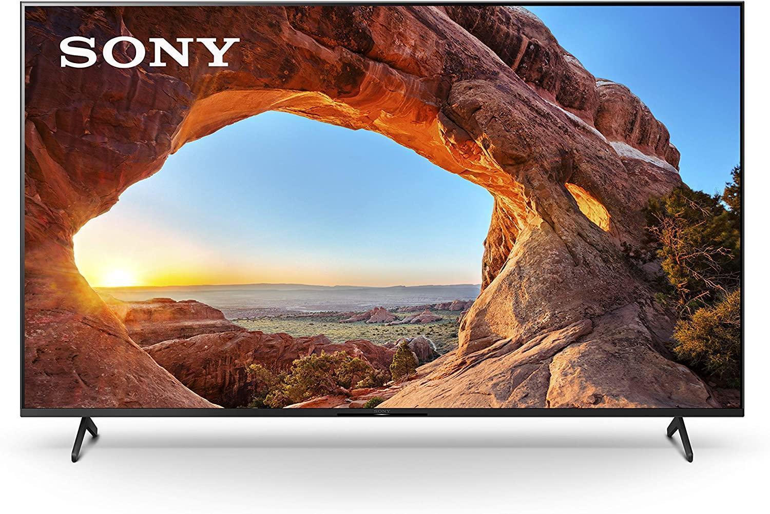 Sony X85J 75 Inch TV: 4K Ultra HD LED Smart Google TV with Native 120HZ Refresh Rate, Dolby Vision HDR, and Alexa Compatibility KD75X85J- 2021 Model,Black