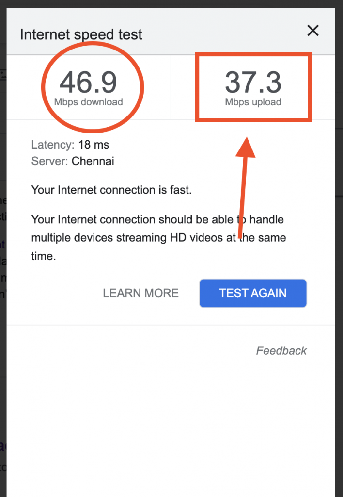 Slow Upload Speed