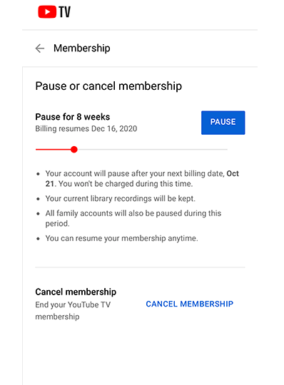 How to Cancel Youtube TV  subscrition