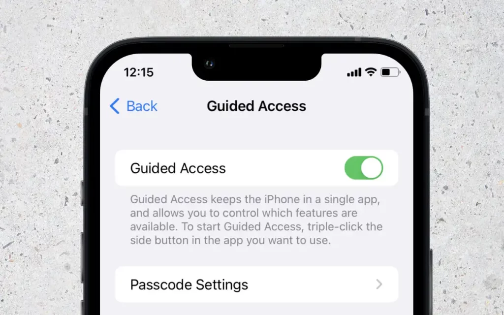 Guided Access App Not Working